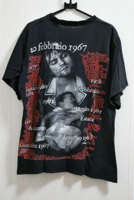 Vintage Nirvana Kurt Cobain Boot Band Shirt