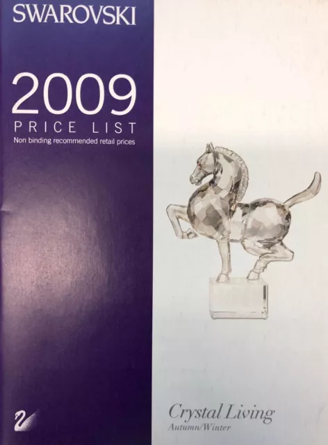 Swarovski Crystal Living | 2009 Price List Catalog ✪New✪ 1271266 Rare Book Usa