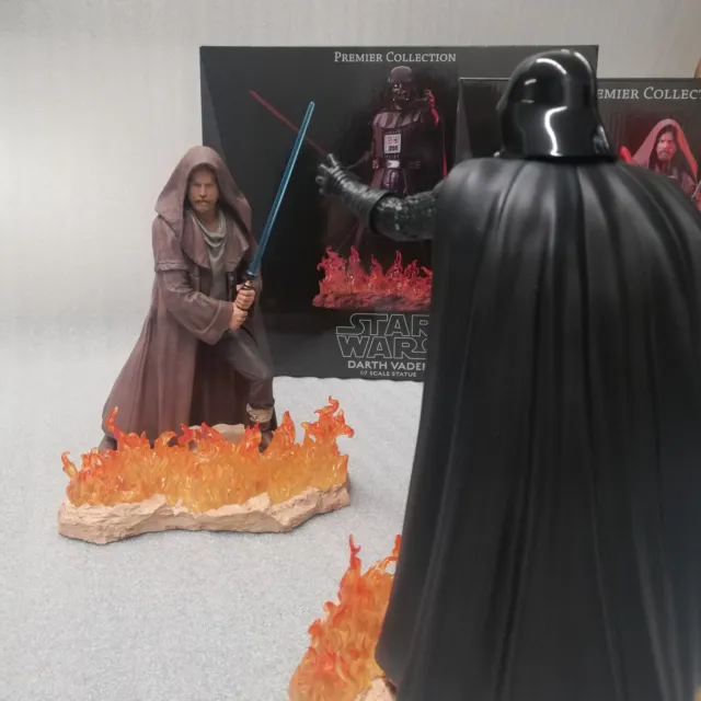 Gentle Giant Star Wars Darth Vader & Obi-Wan Kenobi - Statua Premier Collection