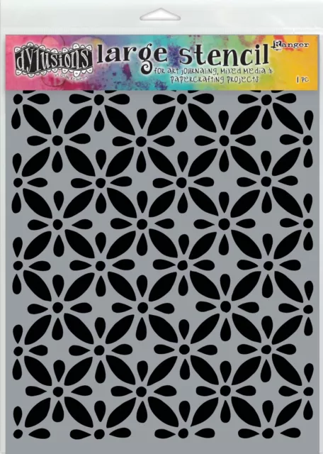 3 Pack Dyan Reaveley's Dylusions Stencils 9"X12"-Quilts DYSL-68709