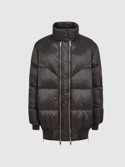 NEW Reiss Kai PUFFER JACKET in Black Size XL  #C2526