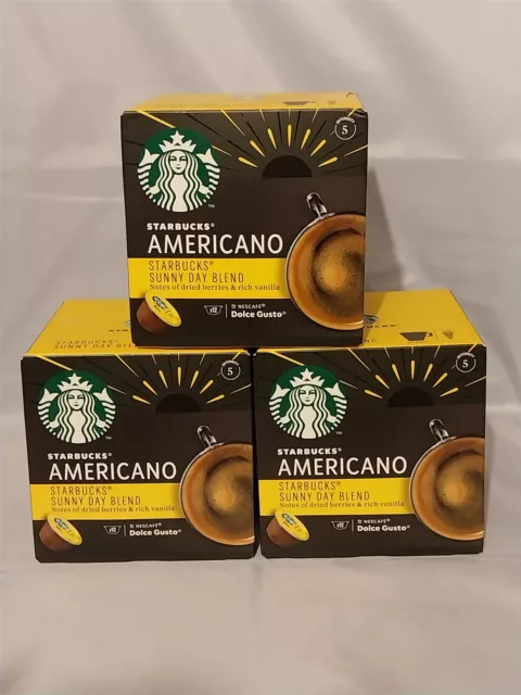 Nescafe Dolce Gusto Starbucks Americano Sunny Day Blend pods x 36BB 30/11/23