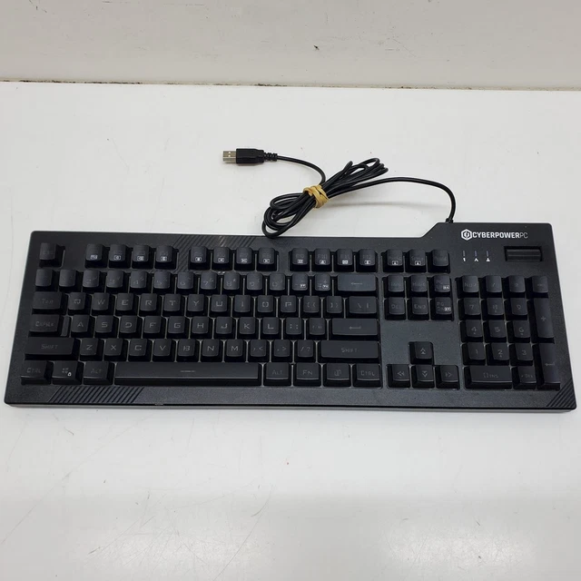 CYBERPOWER PC PLAY Ready 01 NOHI LED Wired Gaming Keyboard KB161306