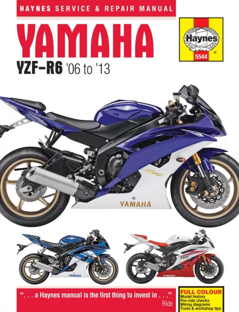 Yamaha YZF-R6 (06-13) Haynes Repair Manual (Paperback)
