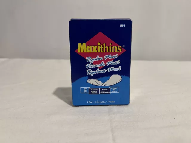 Serpina sanitaria Maxithins Vended #4 almohadilla de caja individual caja de cartón mediana pesada *11 2