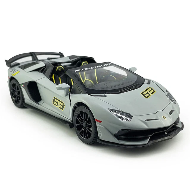 Premium Diecast Model Car 1-32 Aventador SVJ 63 Removable Version Alloy Metal High Detail For Collectors main image 1