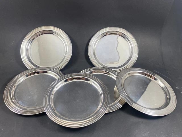 Chistofle six bread plates