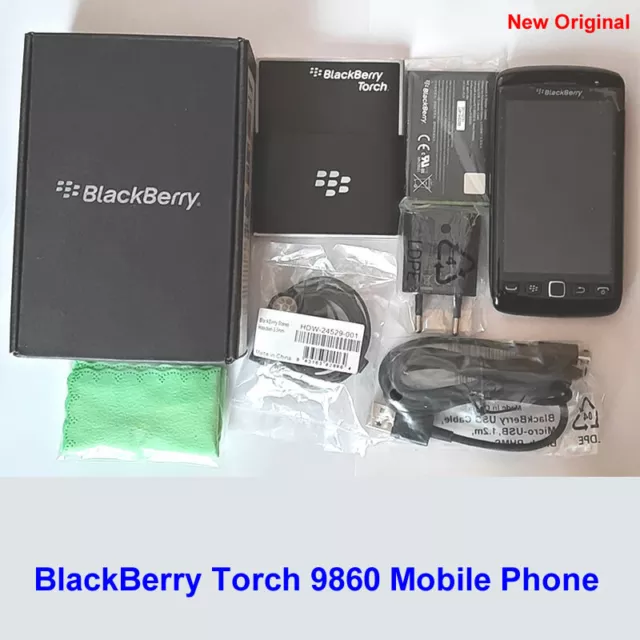 100% Genuine New BlackBerry Torch 9860 3G WiFi GPS 5MP 4GB Unlock Mobile Phone