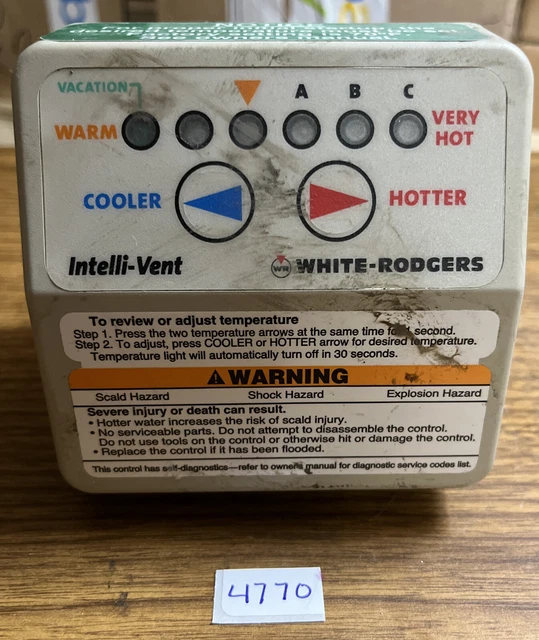 Smith Water Heater White Rodgers Gas Valve 183760-000 37E73A-104