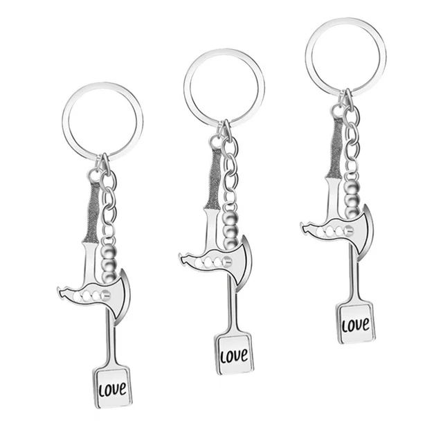 3 Pcs Mini Tool Keychains Metal Key Ring Metal Keychain Key Chain