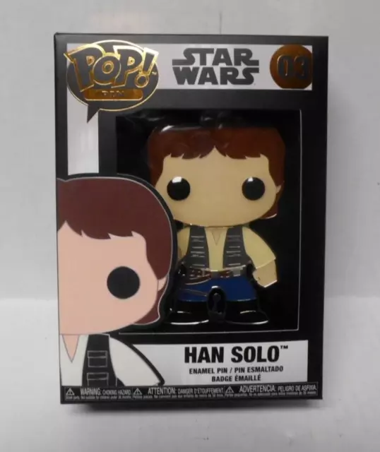 Funko Pop! Pin Star Wars Han Solo 4" Enamel Pin