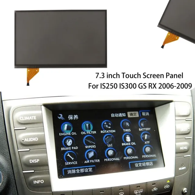 Digitalizzatore vetro pannello touch screen 7,3 pollici per IS250 IS300 GS 2006-2009 Ra B4O6