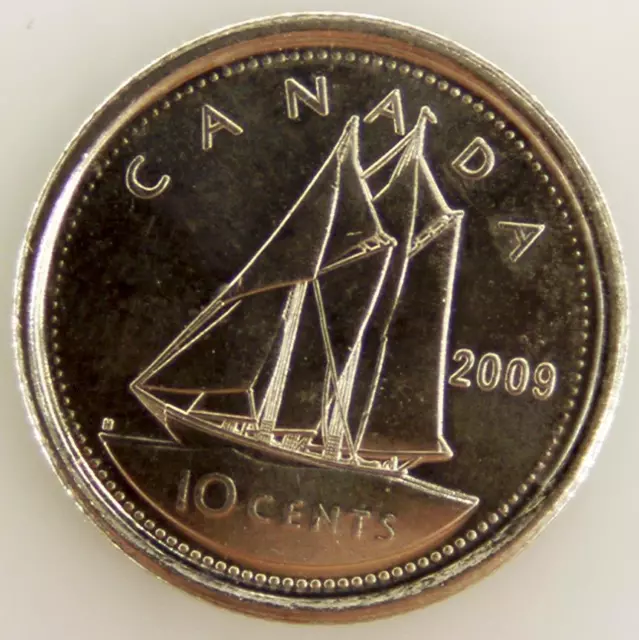 10 Cents - Cuivre-Nickel - TTB - 2009 - Canada - Pièce de monnaie [FR]