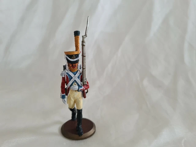 10 Soldats Napoléoniens En Plomb Peint – Infanterie Française – Premier Empire