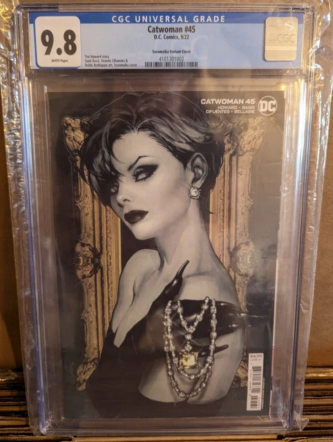 Catwoman #45 CGC 9.8 Sozomaika 1:25 ratio variant cover