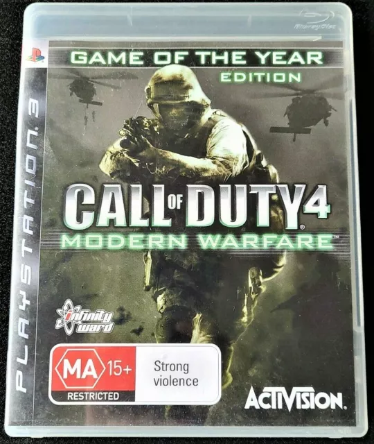 Call of Duty 4: Modern Warfare (Sony PlayStation 3, 2007) for sale