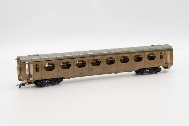 Voiture Saucisson SNCF Ex-Etat - Loco-Diffusion - Échelle O (0) En Laiton (Occasion)