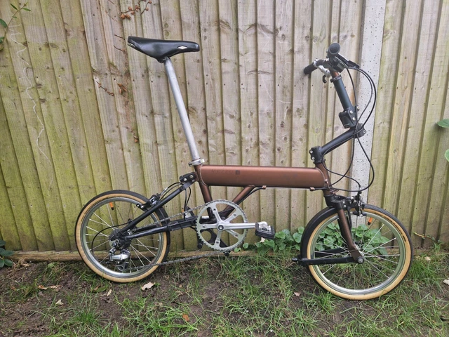 SUPER LIGHTWEIGHT FOLDING Fold Up Bike Mezzo D9 Brompton