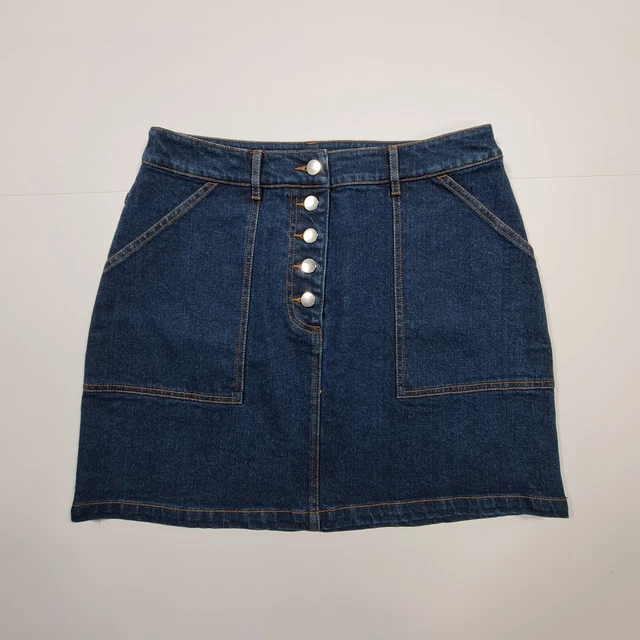 Red herring denim deals skirt