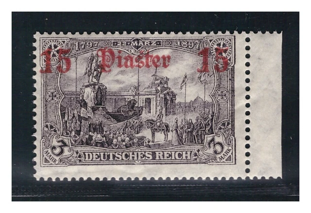 DP Türkei Minr. 46 b Seitenrand **   Mi.: 160 Euro