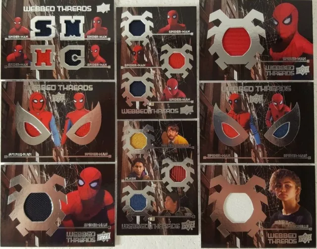 2017 Upper Deck Spider-Man Homecoming Trading Card WEBBED THREADS Card Singles