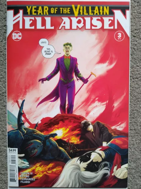 Hell Arisen Year of the Villain #3 First appearance of Punchline high grade