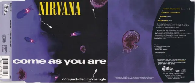Nirvana - Come as You Are (4 Track Maxi CD)