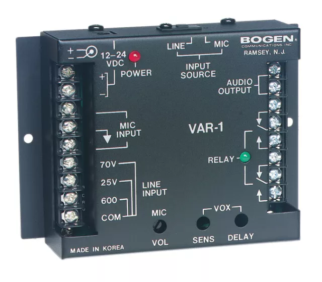 Bogen Var1 Voice Activated Relay