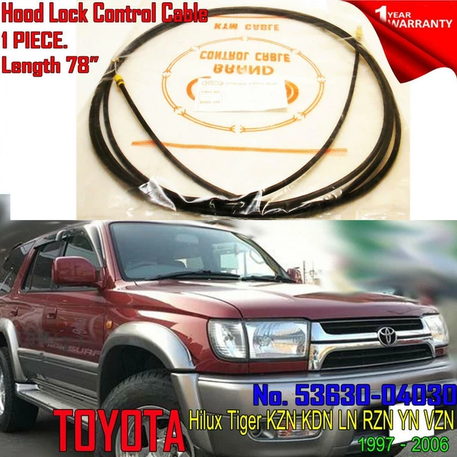 FOR TOYOTA HILUX TIGER KZN KDN Hood Lock Release Control Cable
