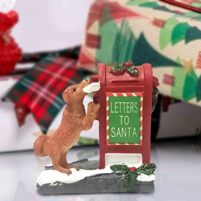 Statue de Noël Figurine Sculpture Artisanat Art Bureau Décor À La Maison