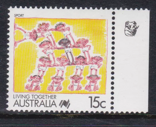 1988 Living Together 15c Sport - 1  Koala Reprint (Right )