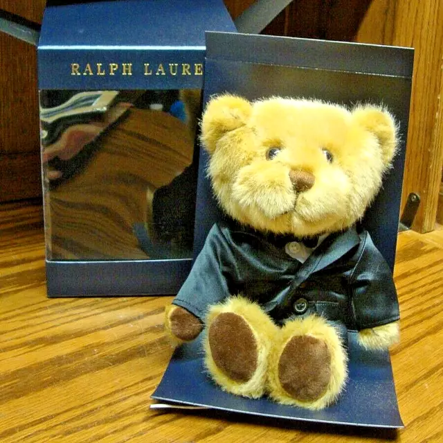 Ralph Lauren Polo Bear Plush Stuffed Animal Tuxedo Teddy 2022-23