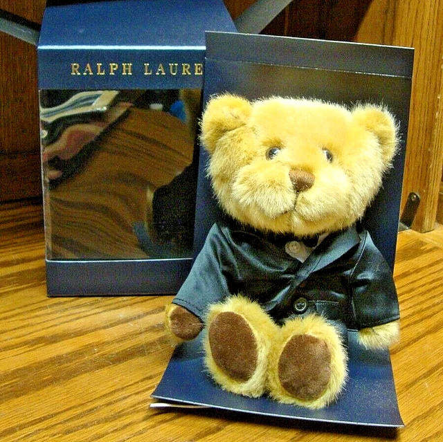 Ralph Lauren Polo Bear Plush Stuffed Animal Tuxedo Teddy 2022-23