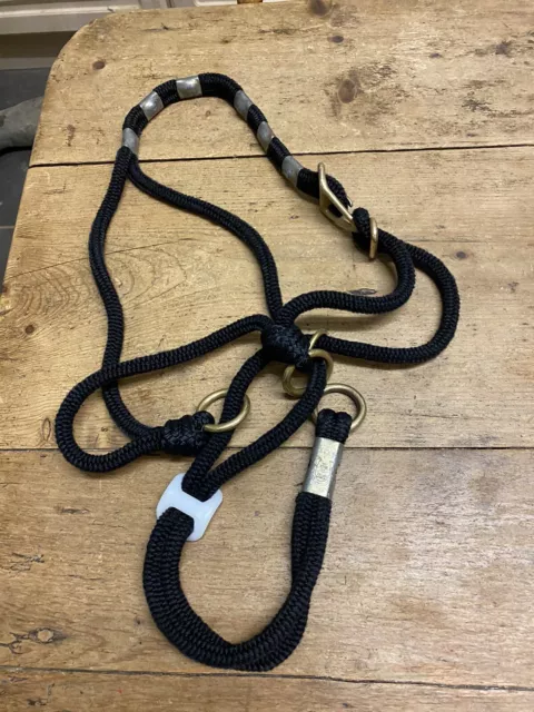 Monty Roberts Be Nice Halter, Medium ,Arabian /Cob Black