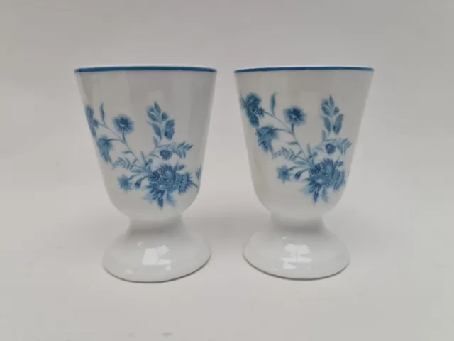 A Pair of Limoges Giraud Belle Epoque Porcelain Goblets