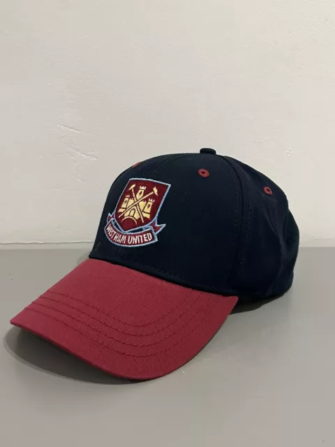 West Ham United Snap Baseball Cap Size 56cm Official Whufc Merch 2014 Unisex