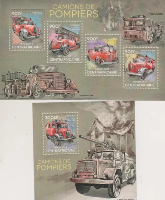 Feuerwehr Zentralafrika Postfrisch 6836