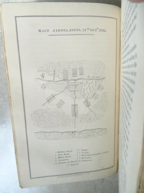 1860 Invasion Of Russia By Napoleon Bonaparte Retreat French Army Map Campaign