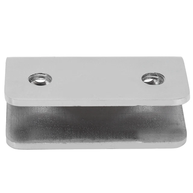 Rectangular Glass Fixing Clip 304 Stainless Steel Glass Clamp Holder For HG
