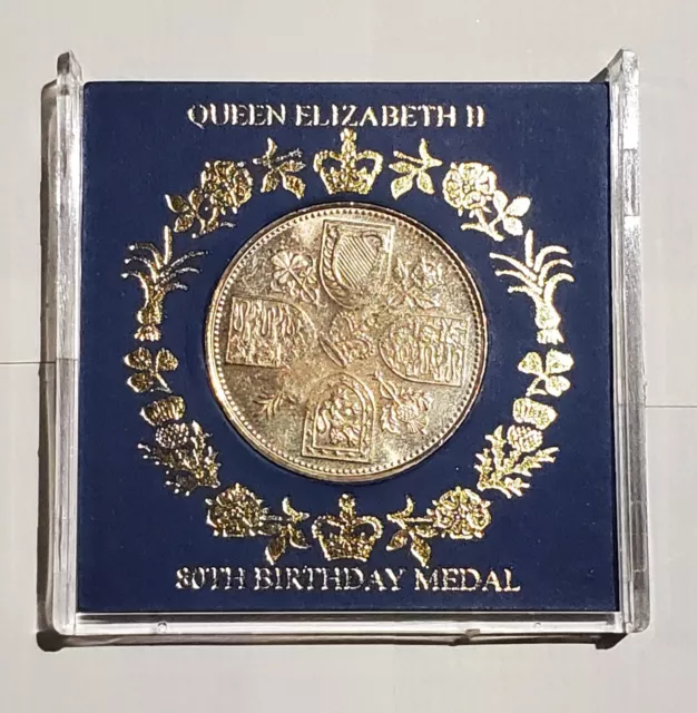 Queen Elizabeth ii 80th Birthday Coin/Medal