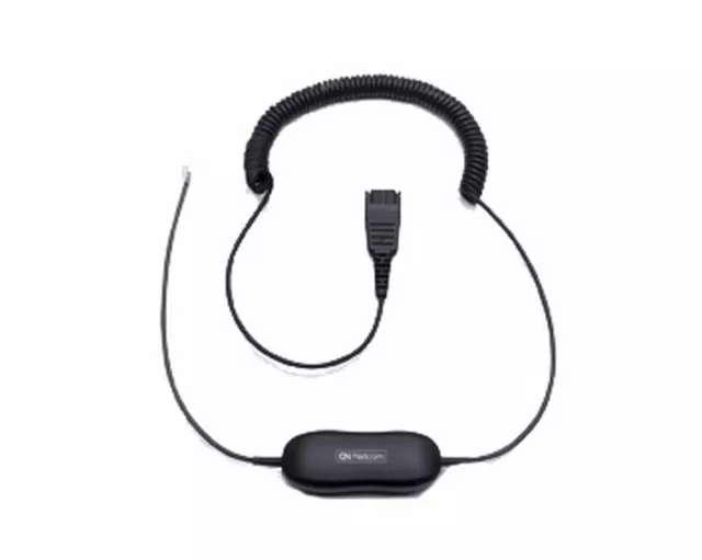 JABRA Anschlusskabel QuickDisconnect auf RJ10 für GN1200 0,5-2m, spiral BRANDNEU