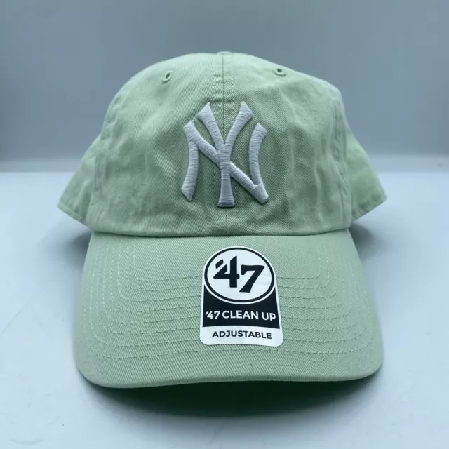 New York Yankees Hat Adjustable 47 Brand Mint Green Baseball MLB Strapback NWT