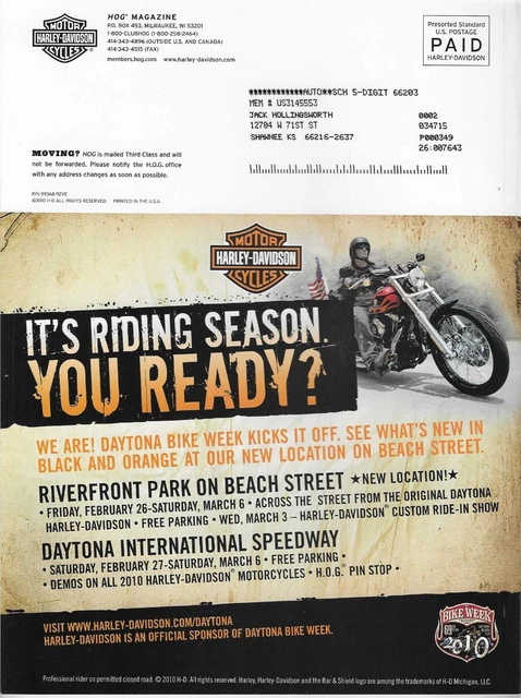 HOG MAGAZINE 2010 Harley Forty-Eight Emerald Coast Crazy Like a Hero ...