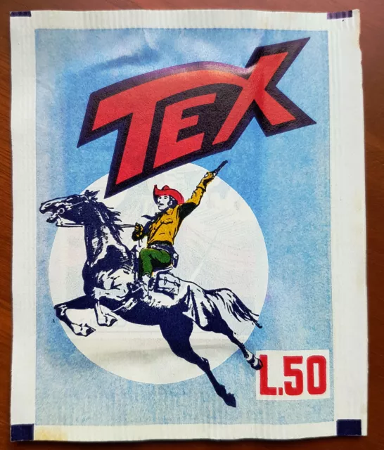 TEX FIGURINE BUSTINA PIENA E SIGILLATA ed. Daim Press 1980 versione OMAGGIO rara