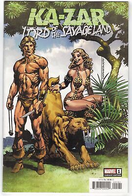 Ka-Zar Lord of the Savage Land #1 1:50 Brent Anderson Variant Marvel 2021 VF/NM