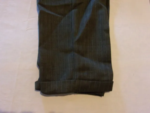 Boys Size 5 Grey Pinstripe Suit Vest and Pants Only - Never Worn- Brand George 10