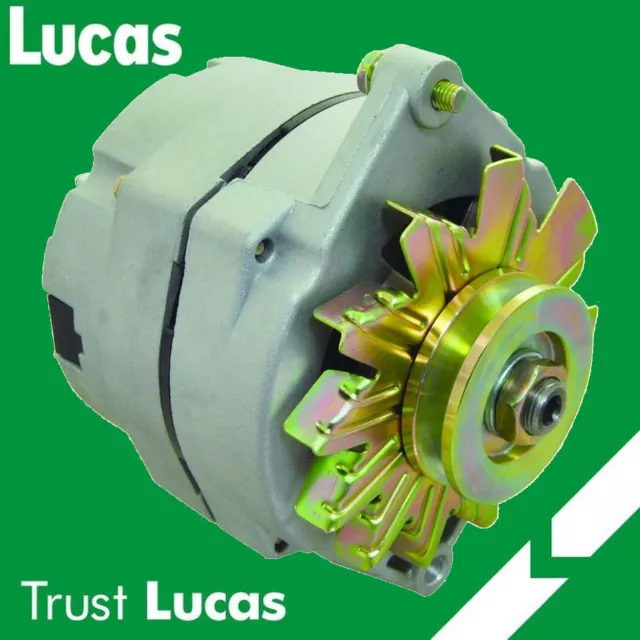 Lucas Alternator Replaces Delco 10Si 1 Wire Install 65 Amp V Belt Pulley