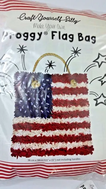 Bolso De Bandera Americana Craft Yourself Silly Make Your Own Proggy Herramienta Incluida
