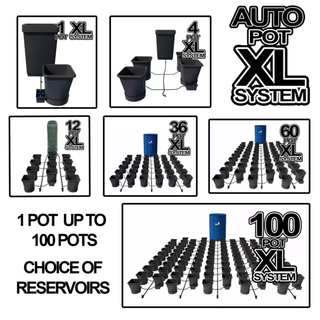 Autopot XL 25 Litre Self Watering System 1 2 4 6 8 12 16 24 36 48 60 80 100