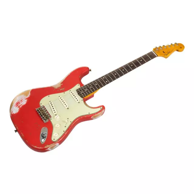 Fender Custom Shop '60 Stratocaster RW - Reliquia pesante rossa Fiesta